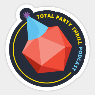 Total Party Thrill Podcast Logo Sticker